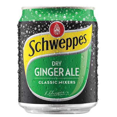 Image for SCHWEPPES DRY GINGER ALE CAN 200ML CARTON 24 from Office National Hobart